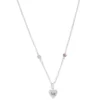 LC Lauren Conrad Crystal Stations & Heart Charm Necklace 2 LC Lauren Conrad Crystal Stations & Heart Charm Necklace -Fashion Women 5778693 Pink