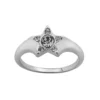 LC Lauren Conrad Silver Tone Pave Star With Simulated Crystal Center Nickel Free Ring -Fashion Women 5779331