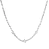 LC Lauren Conrad Silver Tone Metal Star Station Nickel Free Necklace