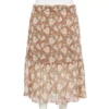 Plus Size LC Lauren Conrad Floral Ruffle Midi Skirt