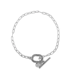 LC Lauren Conrad Silver Tone Adjustable Link Chain Bracelet