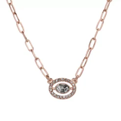 LC Lauren Conrad Link Chain Halo Pendant Necklace