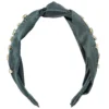 LC Lauren Conrad Green & Mixed Stones Top Knot Headband 2 LC Lauren Conrad Green & Mixed Stones Top Knot Headband -Fashion Women 5819313
