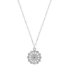 LC Lauren Conrad Silver Tone Pave Floral Filigree Nickel Free Pendant Necklace -Fashion Women 5827818