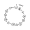 LC Lauren Conrad Silver Tone Floral Filigree Nickel Free Clasp Bracelet -Fashion Women 5827819