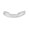 LC Lauren Conrad Silver Tone Textured Nickel Free Metal Cuff Bracelet -Fashion Women 5827826