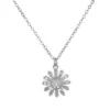 LC Lauren Conrad Silver Tone Baguette Flower Nickel Free Pendant Necklace -Fashion Women 5827850