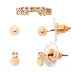 LC Lauren Conrad Gold Tone Earscaping Set