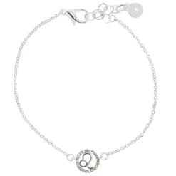 LC Lauren Conrad Silver Tone Crystal Leo Zodiac Sign Bracelet
