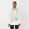 Women's LC Lauren Conrad Houndstooth Softy Scarf -Fashion Women 5848741 Ivory