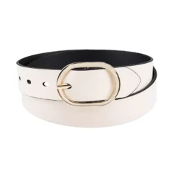 Women's LC Lauren Conrad Center Bar Reversible Buckle Belt In Regular & Plus