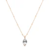 LC Lauren Conrad Rose Gold Tone Marquise Nickel Free Pendant Necklace -Fashion Women 5889582