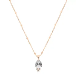 LC Lauren Conrad Rose Gold Tone Marquise Nickel Free Pendant Necklace