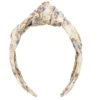 LC Lauren Conrad Beige Floral Top Knot Headband -Fashion Women 5899695