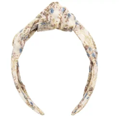 LC Lauren Conrad Beige Floral Top Knot Headband