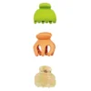 LC Lauren Conrad Green And Peach Multi Mini Claw Clip Set -Fashion Women 5899721