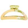 LC Lauren Conrad Pink And Green Acetate Colorblock Claw Clip -Fashion Women 5899724