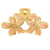 LC Lauren Conrad Pink Enamel Flower Claw Clip -Fashion Women 5899727