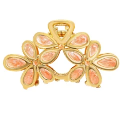 LC Lauren Conrad Pink Enamel Flower Claw Clip