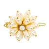 LC Lauren Conrad Simulated Pearl Flower With Opal Center Clip -Fashion Women 5905307