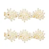 LC Lauren Conrad Simulated Pearl And Beaded Hair Slide Clip Set -Fashion Women 5905310