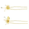 LC Lauren Conrad White Delicate Floral With Simulated Pearl And Stone Hair Pin Set -Fashion Women 5905311