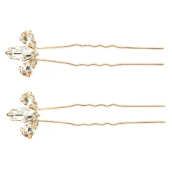 LC Lauren Conrad Simulated Crystal Teardrop Cluster Hair Pin Set