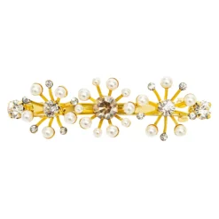 LC Lauren Conrad Simulated Pearl And Crystal Burst Hair Clip