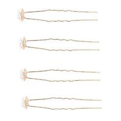 LC Lauren Conrad Simulated Pearl And Crystal Cluster Hair Pin Set