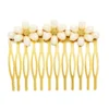 LC Lauren Conrad Simulated Pearl Flower Hair Comb -Fashion Women 5905322