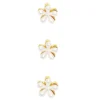 LC Lauren Conrad Simulated Pearl Flower Mini Clip Set -Fashion Women 5905324