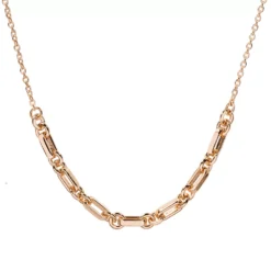 LC Lauren Conrad Gold Tone Mismatched Chain Nickel Free Link Necklace