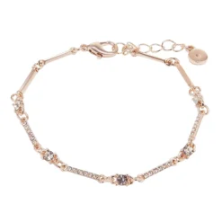 LC Lauren Conrad Silver Tone Pave And Stone Bridal Bracelet