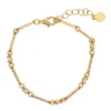 LC Lauren Conrad Gold Tone Pave And Stone Bridal Bracelet -Fashion Women 5906759