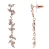 LC Lauren Conrad Rose Gold Tone Filigree Linear Earrings -Fashion Women 5906760
