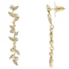 LC Lauren Conrad Gold Tone Filigree Linear Earrings -Fashion Women 5906761