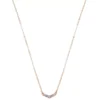 LC Lauren Conrad Rose Gold Tone Dainty Stone Bar Necklace -Fashion Women 5906765