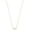 LC Lauren Conrad Gold Tone Dainty Stone Bar Necklace -Fashion Women 5906766
