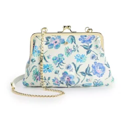 LC Lauren Conrad Frame Clutch Crossbody Bag