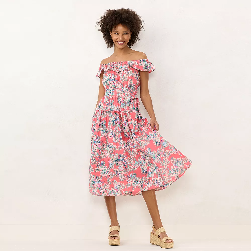 Women's LC Lauren Conrad Off-the-Shoulder Dress 3 Women's LC Lauren Conrad Off-the-Shoulder Dress