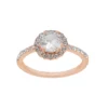 LC Lauren Conrad Rose Gold Tone Nickel Free Round Halo Ring -Fashion Women 5989727