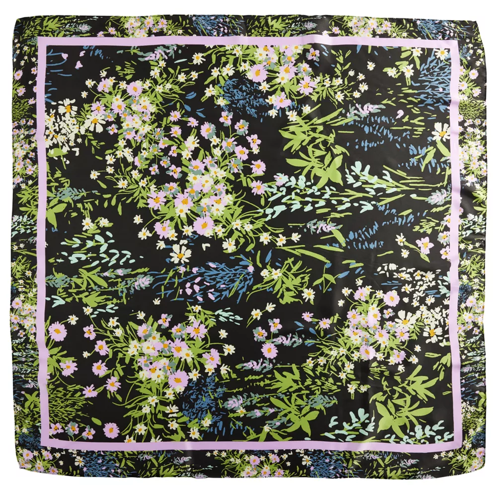 Women's LC Lauren Conrad Hilltop Floral Square Scarf 5 Women's LC Lauren Conrad Hilltop Floral Square Scarf - Image 3
