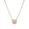 LC Lauren Conrad Gold Tone Cat Eye Simulated Crystal Pendant Necklace -Fashion Women 6060227