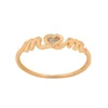 LC Lauren Conrad Gold Tone Cubic Zirconia Accent "Mom" Heart Ring 2 LC Lauren Conrad Gold Tone Cubic Zirconia Accent "Mom" Heart Ring -Fashion Women 6094184