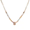 LC Lauren Conrad Gold Tone Crystal & Simulated Pearl Beaded Sailboat Necklace -Fashion Women 6094997